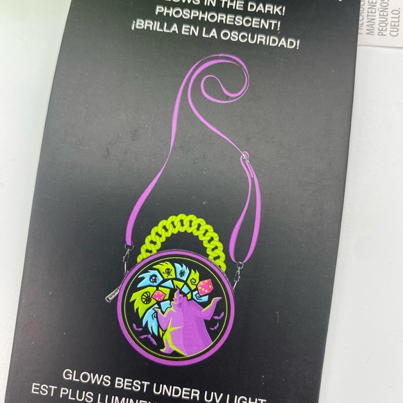 Disney Loungefly Oogie Boogie Glow In The Dark Crossbody Exclusive - Picture 8 of 9